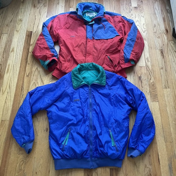 Men's Vintage 90's Columbia Radial Sleeve Color Block 3 In 1 Winter Jacket Sz XL